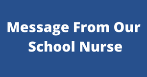 Message from the Nurse